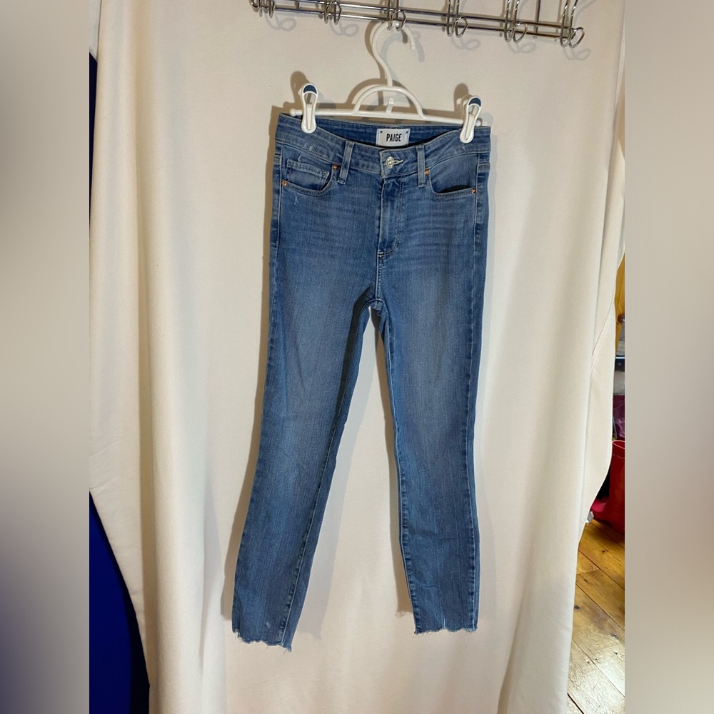 PAIGE Hoxton crop jeans, size 25